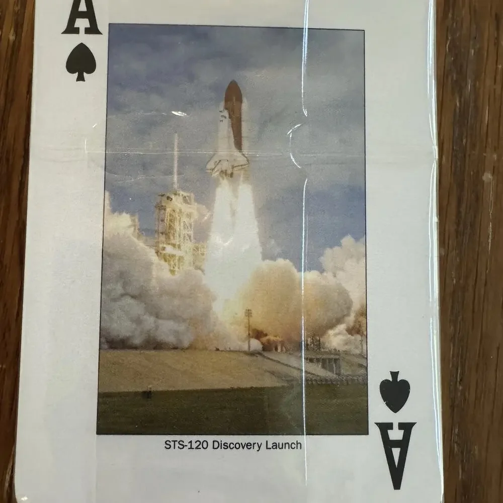NASA Space Shuttle Exploration Playing Cards‎ 54 Images New Sealed Italy 2008
